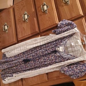 Belle du Jour floral dress with sleepless wrap